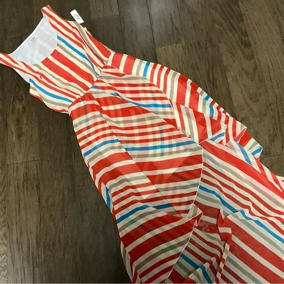 NWT Urban Cowgirl Red Light Charming Sleeveless Striped - Picture 7 of 12